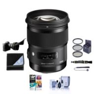 Adorama Sigma 50mm f/1.4 DG HSM ART Lens for Canon EOS Cameras - with Accessory Bundle 311101 A