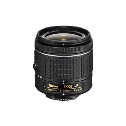  Adorama Nikon AF-P DX NIKKOR 18-55mm f/3.5-5.6G VR Zoom Lens - U.S.A. Warranty 20059