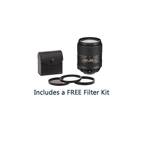 Adorama Nikon 18-300mm f/3.5-6.3G ED IF AF-S DX NIKKOR VR Lens - USA w/Filters, Ext Warr 2216 F