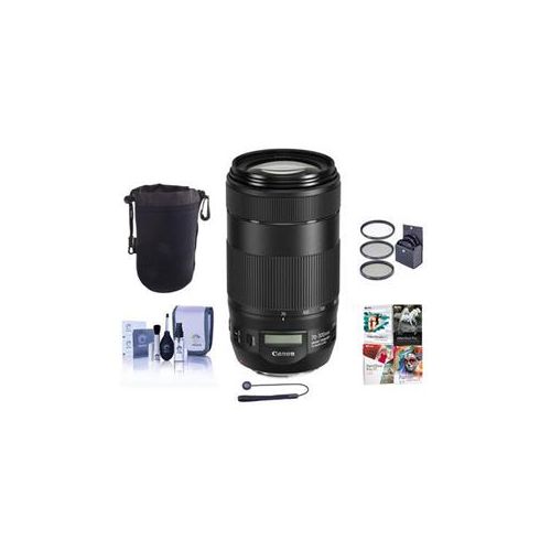  Adorama Canon EF 70-300mm f/4-5.6 IS II USM Lens with Free Basic Accessory Bundle (PC) 0571C002 A