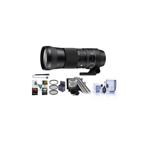  Adorama Sigma 150-600mm F5-6.3 DG OS HSM Contemporary Lens for Nikon w/Free Accessories 745306 A