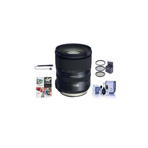  Adorama Tamron SP 24-70mm f/2.8 Di VC USD G2 Lens for Nikon DSLRs With Free Acc Kit AFA032N-700 A