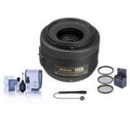 Adorama Nikon 35mm f/1.8G AF-S DX AF NIKKOR Lens,USA Warranty With Free Accessory Bundle 2183 K