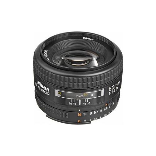  Nikon 50mm f/1.4D AF NIKKOR Lens - Nikon USA Warranty 1902 - Adorama