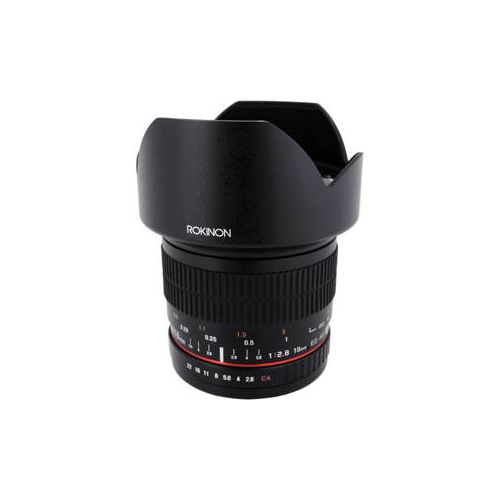  Adorama Rokinon 10mm f/2.8 ED AS NCS CS Lens for Nikon F Mount, Manual Focus 10MAF-N