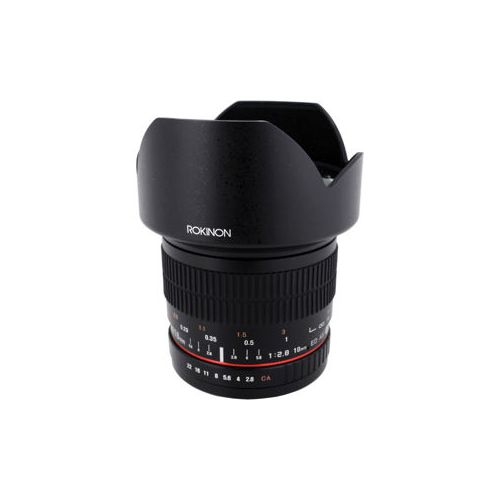  Adorama Rokinon 10mm f/2.8 ED AS NCS CS Lens for Canon EF Mount, Manual Focus 10M-C