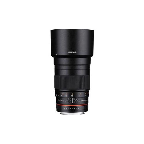  Adorama Samyang 135mm f/2.0 ED UMC Full Frame Manual Focus Lens for Canon EOS DSLRs SY135M-C