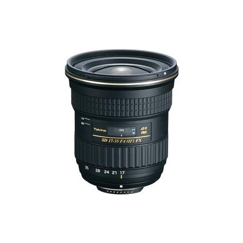  Tokina 17mm-35mm F/4 AT-X Pro FX Lens for Nikon ATXAF175FXN - Adorama