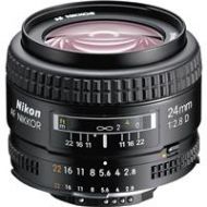 Nikon 24mm f/2.8D AF NIKKOR Lens - Nikon USA Warranty 1919 - Adorama