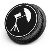 Adorama LenzBuddy Rear Lens Cap for Nikon - with Umbrella Icon (Black & White) 62116-01