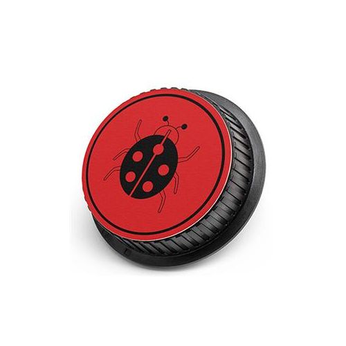  Adorama LenzBuddy Rear Lens Cap for Canon - with Photo of a Ladybug (Red) 52110-03