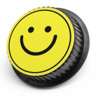 Adorama LenzBuddy Rear Lens Cap for Nikon - with Happy Face Icon (Yellow) 62103-04