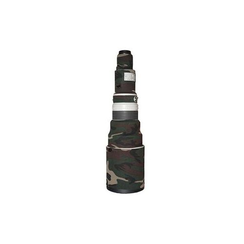  Adorama LensCoat Lens Cover for the Canon 600mm f/4.0 Lens - Forest Green Woodland Camo LC600NISFG