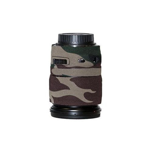  Adorama LensCoat Cover for Canon 17-55mm f/2.8 IS AF Lens, Forest Green Camo LC175528ISFG