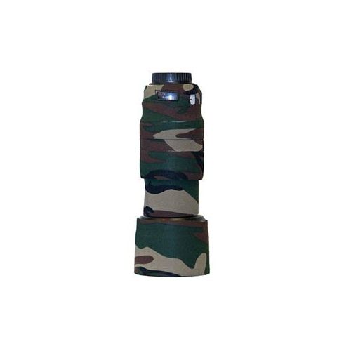  Adorama LensCoat Lens Cover for Canon 70-300mm f/4-5.6L IS USM, Forest Green Camo LC70300LISFG