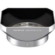 Adorama Olympus Metal Hood LH-48 for M.ZUIKO Digital ED 12mm Lens - Silver V324480SW000