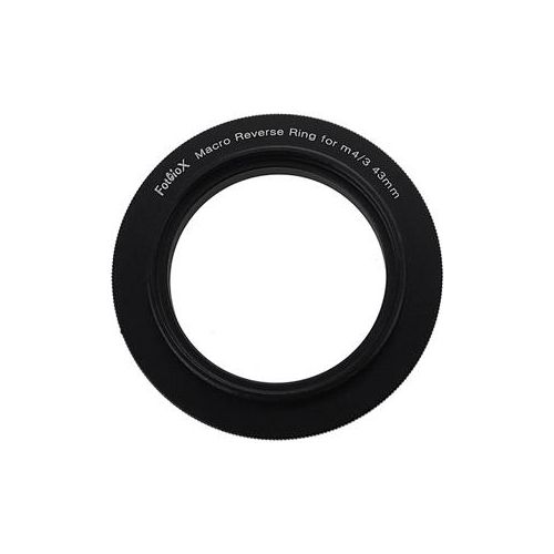  Adorama Fotodiox 43mm Filter Thread Macro Reverse Mount Adapter Ring for MFT Cameras REVERSE-MOUNT-43MM-MFT