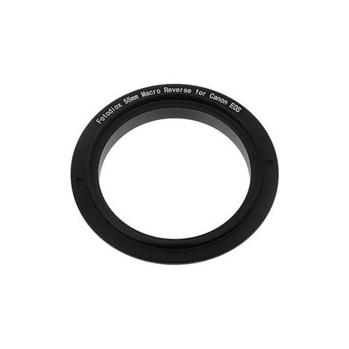  Adorama Fotodiox 55mm Filter Thread Macro Reverse Mount Adapter Ring for Canon EF, EF-S REVERSE-MOUNT-55MM-EOS