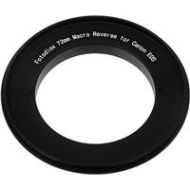 Adorama Fotodiox 72mm Filter Thread Macro Reverse Mount Adapter Ring for Canon EF, EF-S REVERSE-MOUNT-72MM-EOS