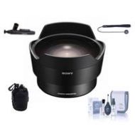 Adorama Sony Fisheye Conversion Lens for FE 28mm F2 w/Free Accessory Bundle SEL057FEC A