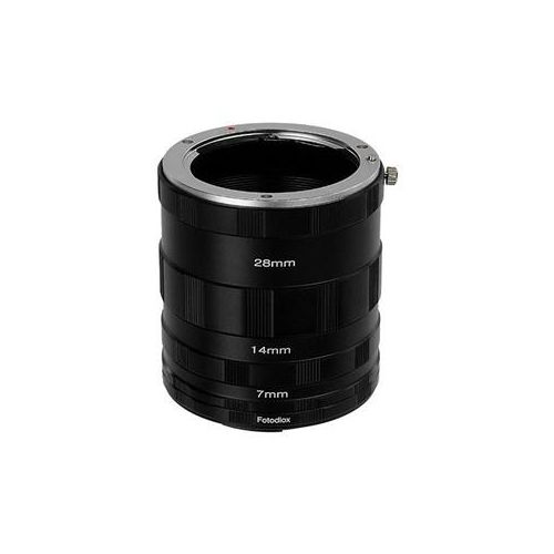  Adorama Fotodiox Macro Extension Tube Set for Canon EOS M (EF-M) Mount Mirrorless Camera MACRO-TUBE-EOSM