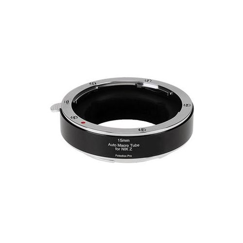  Adorama Fotodiox Pro 15mm Automatic Macro Extension Tube for Nikon Z-Mount MILC Cameras MACROTUBE-AUTO-NKZ15