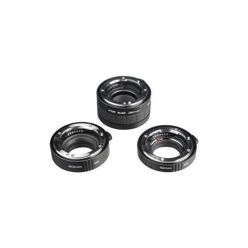  Adorama Kenko AEXTUBEDGN DG Auto Extension Tube Set Nikon (12, 20 & 36mm Tubes) AEXTUBEDGN