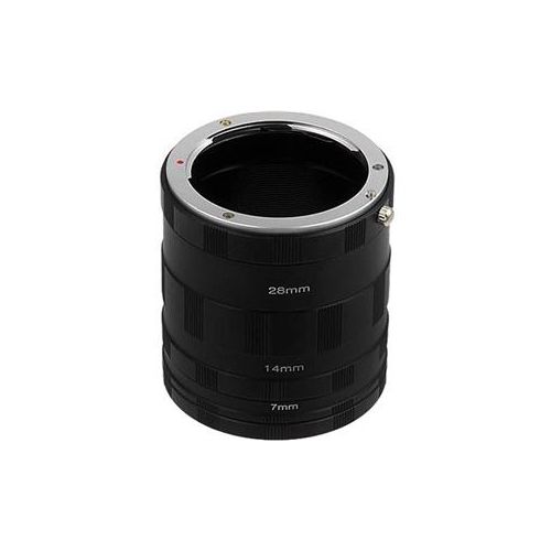  Adorama Fotodiox Macro Extension Tube Set for Sony Alpha E-Mount Mirrorless Cameras MACRO-TUBE-SNYE