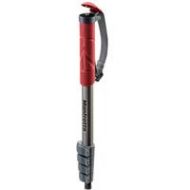 Adorama Manfrotto Compact Aluminum Monopod, 3.31lbs Capacity, Red/Anthracite MMCOMPACT-RD