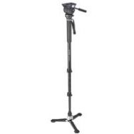 Adorama Libec Hands-Free Monopod with Dual Base Video Head and Carrying Case HFMP KIT