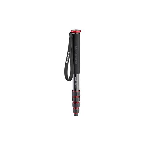  Manfrotto Element 5-Section Aluminum Monopod, Red MMELEA5RD - Adorama