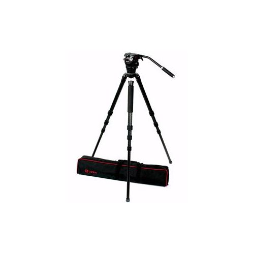  Adorama OZEN 8CF3S Tripod System, 75mm Tripod, AGILE 8S Fluid Head and S-LOC Plate OZEN-OZ-8CF3S