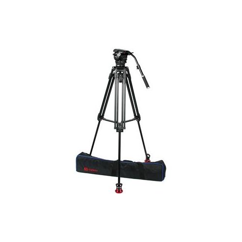  Adorama OZEN 12AL2S Tripod System, 100mm Tripod, AGILE 12S Fluid Head and S-LOC Plates OZEN-OZ-12AL2S