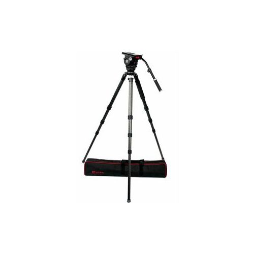  Adorama OZEN 8CF3 Tripod System, 75mm Tripod, AGILE 8 Fluid Head and Full E-Z LOAD Plate OZEN-OZ-8CF3