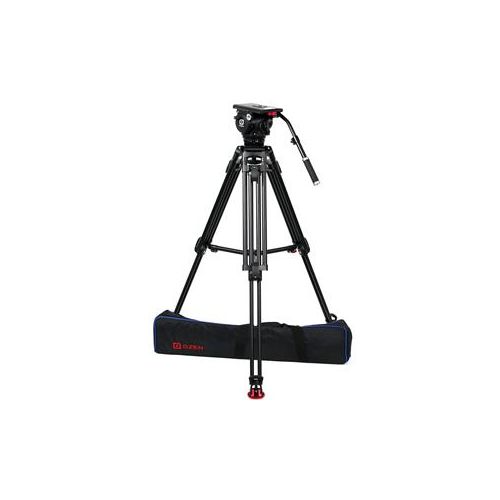  Adorama OZEN 20AL2HD Tripod System, 100mm HD Tripod, AGILE 20 Fluid Head, E-Z LOAD Plate OZEN-OZ-20AL2HD