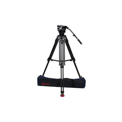  Adorama OZEN 20AL2HDS Tripod System, 100mm HD Tripod, AGILE 20S Fluid Head, S-LOC Plate OZEN-OZ-20AL2HDS