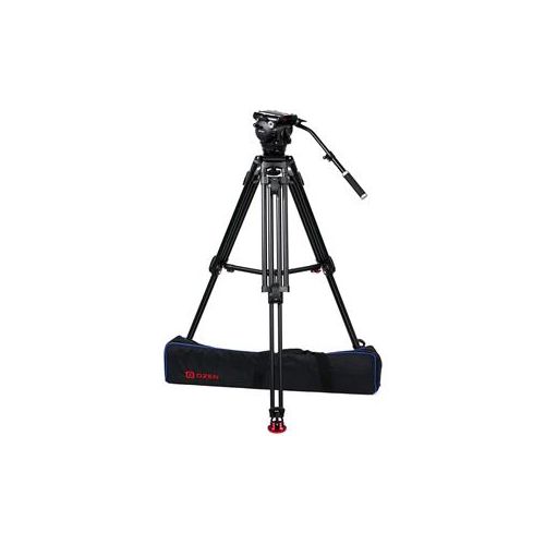  Adorama OZEN 18AL2HD Tripod System, 100mm HD Tripod, AGILE 18S Fluid Head & S-LOC Plate OZEN-OZ-18AL2HDS