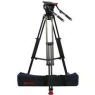 Adorama OZEN 20CF1HD Tripod System, 100mm HD Tripod, AGILE 20 Fluid Head, E-Z LOAD Plate OZEN-OZ-20CF1HD