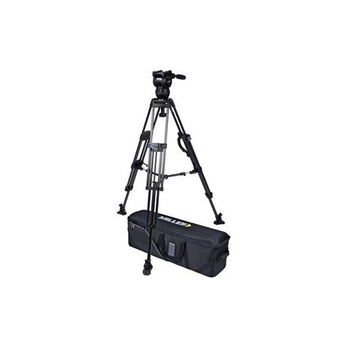  Adorama Miller CX2 Fluid Head and 75 Sprinter II CF Tripod with Mid-Level Spreader, Case 3715