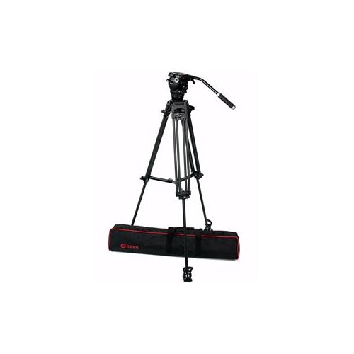  Adorama OZEN 6CF2S Tripod System, 75mm Tripod, AGILE 6S Fluid Head and S-LOC Plate OZEN-OZ-6CF2S