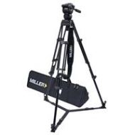 Adorama Miller CX8 Fluid Head with Toggle 75 Alloy Tripod System, On Ground Spreader 3736