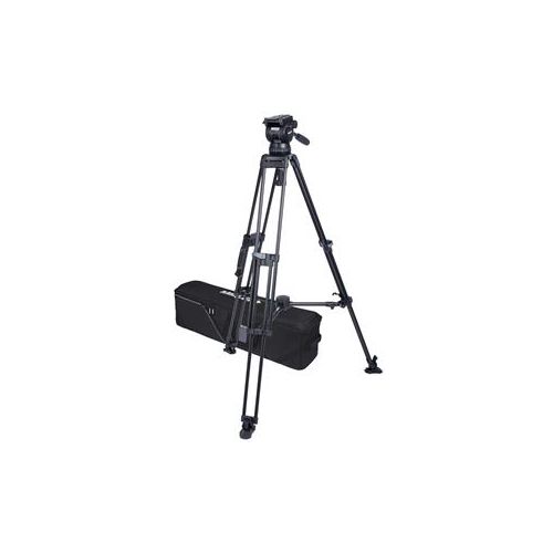  Adorama Miller CX18 Fluid Head, Sprinter II 1-Stage Alloy Tripod, Mid-Level Spreader 3779