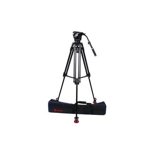  Adorama OZEN 10AL2S Tripod System, 100mm Tripod, AGILE 10S Fluid Head, S-LOC Plates OZEN-OZ-10AL2S