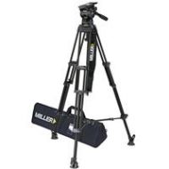 Adorama Miller CX18 Fluid Head with Toggle Alloy Tripod System, Above Ground Spreader 3775