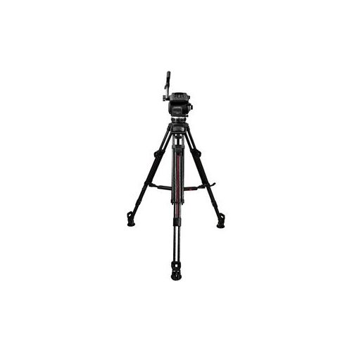  Adorama Cartoni Focus 22 Fluid Head System, 2-Stage Aluminum Tripod and Spreader SDS22AXM