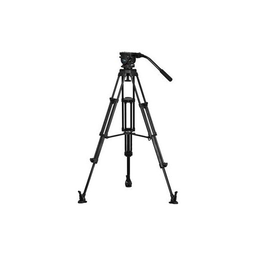  Adorama Vinten Vision Blue5 Pozi-Loc Tripod with pan tilt head and Mid-Level Spreader VB5-AP2M