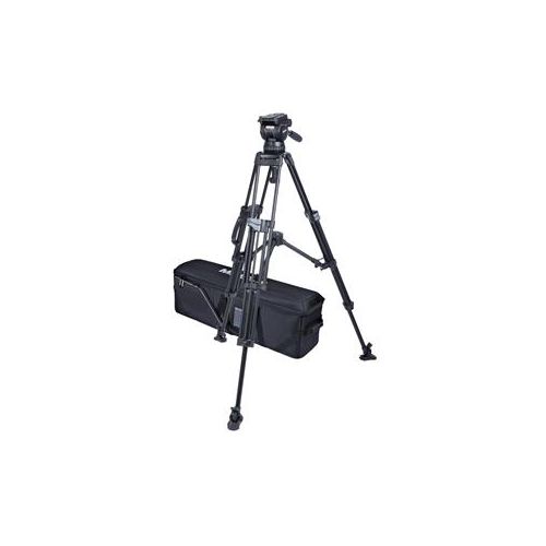  Adorama Miller CX18 Fluid Head, Sprinter II 2-Stage Alloy Tripod, Mid-Level Spreader 3777