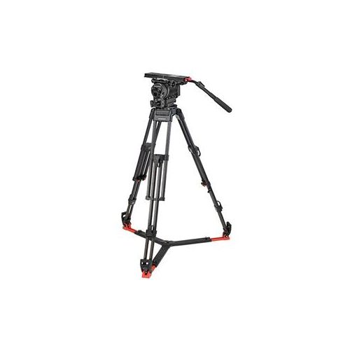  Adorama OConnor Ultimate 2560 Fluid Head & 60L Mitchell Top Plate Tripod, Floor Spreader C2560-60LM-F