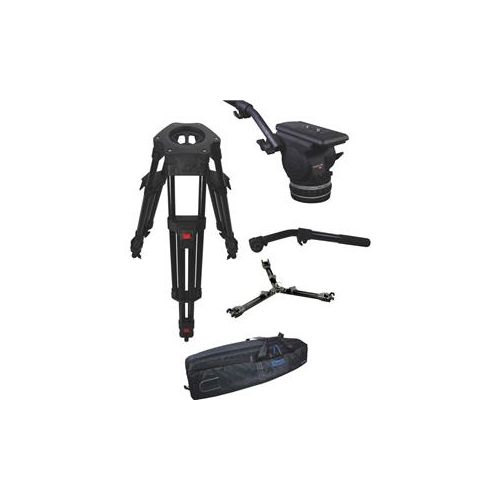  Adorama Cartoni Focus 18 Fluid Head System, H602 Tripod, P732 Mid-Level Spreader KF18-2HM