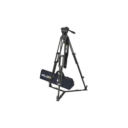  Adorama Miller CX18 Fluid Head with Toggle Alloy Tripod System, On Ground Spreader 3774
